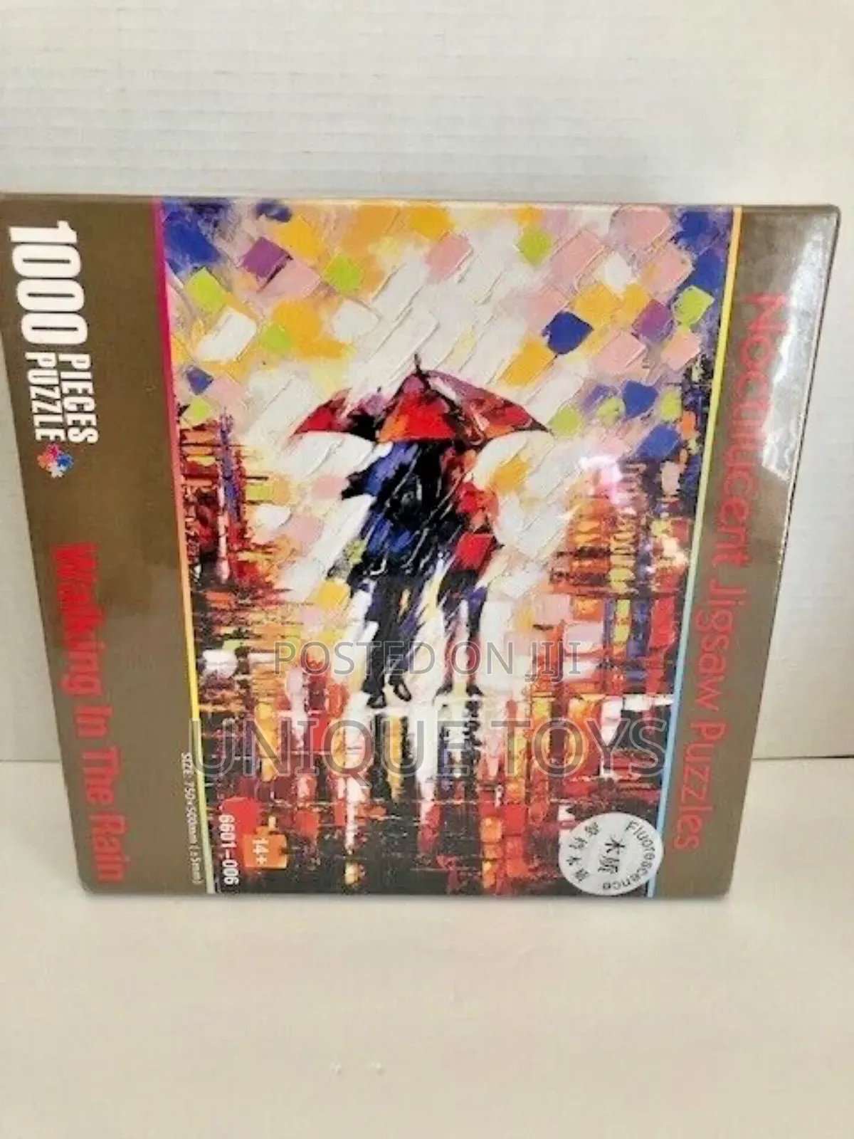 1000 Piece Puzzle – Autumn Walking in the Rain