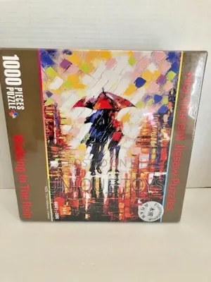 1000 Piece Puzzle – Autumn Walking in the Rain