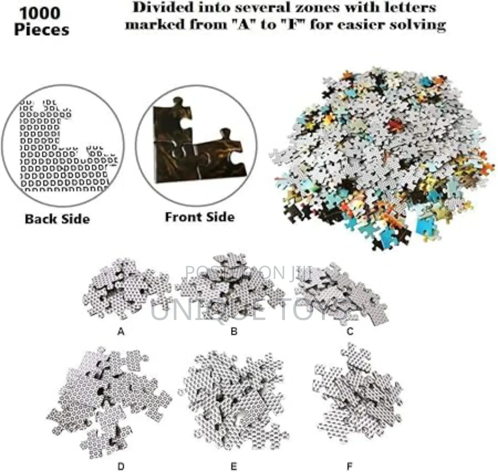 1000 Piece Puzzle – Autumn Walking in the Rain