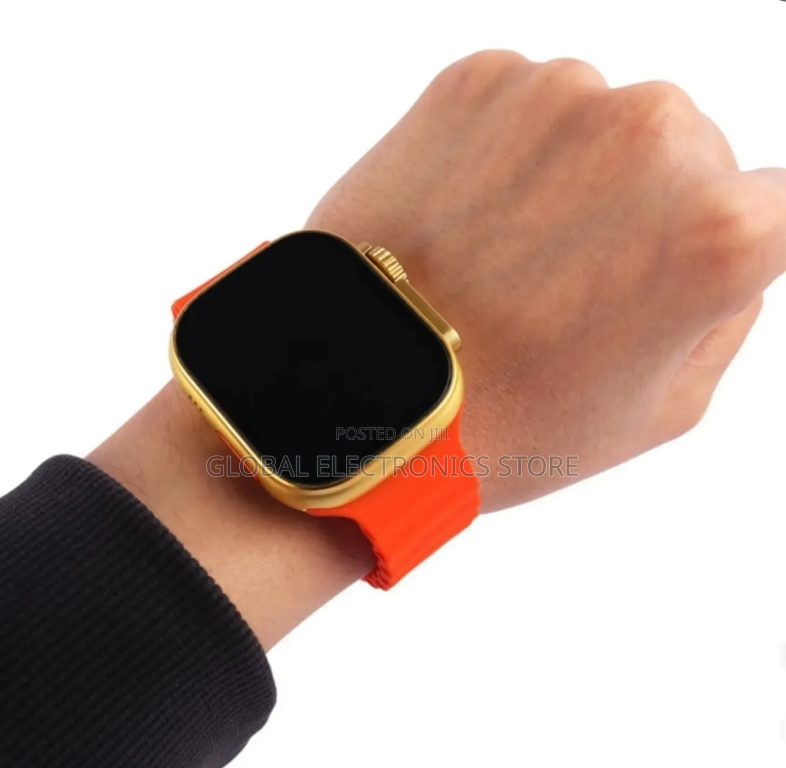 Wisme- Premium Gold 3 Straps Smart Watch -