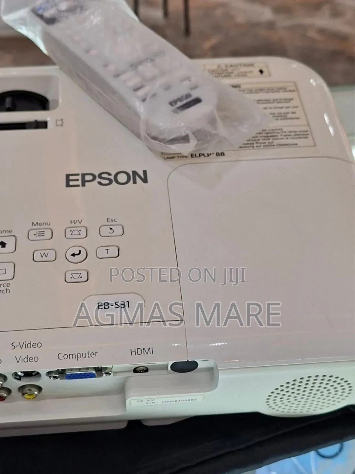 Epson Projector Model Name: Eb-S31