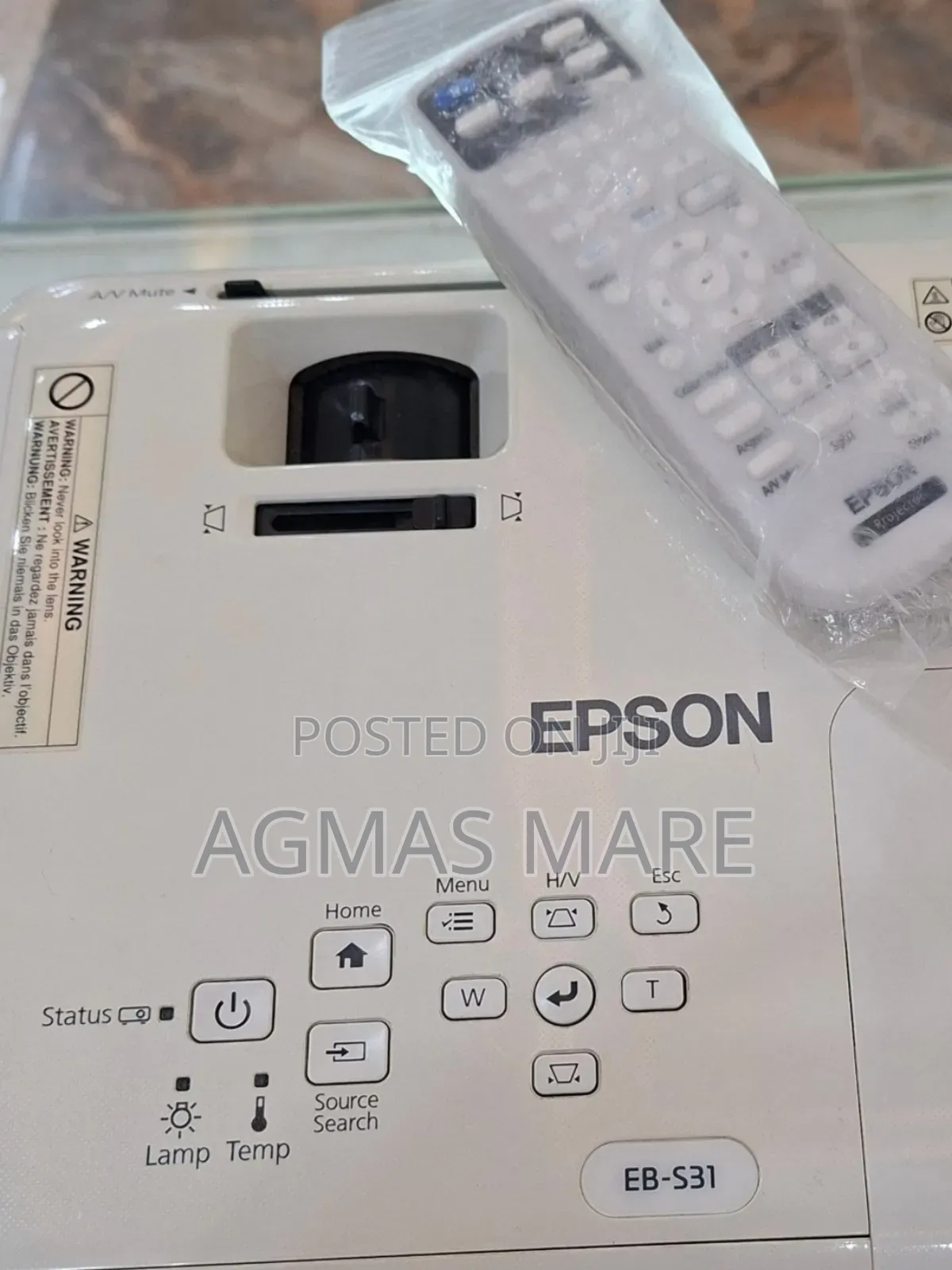Epson Projector Model Name: Eb-S31