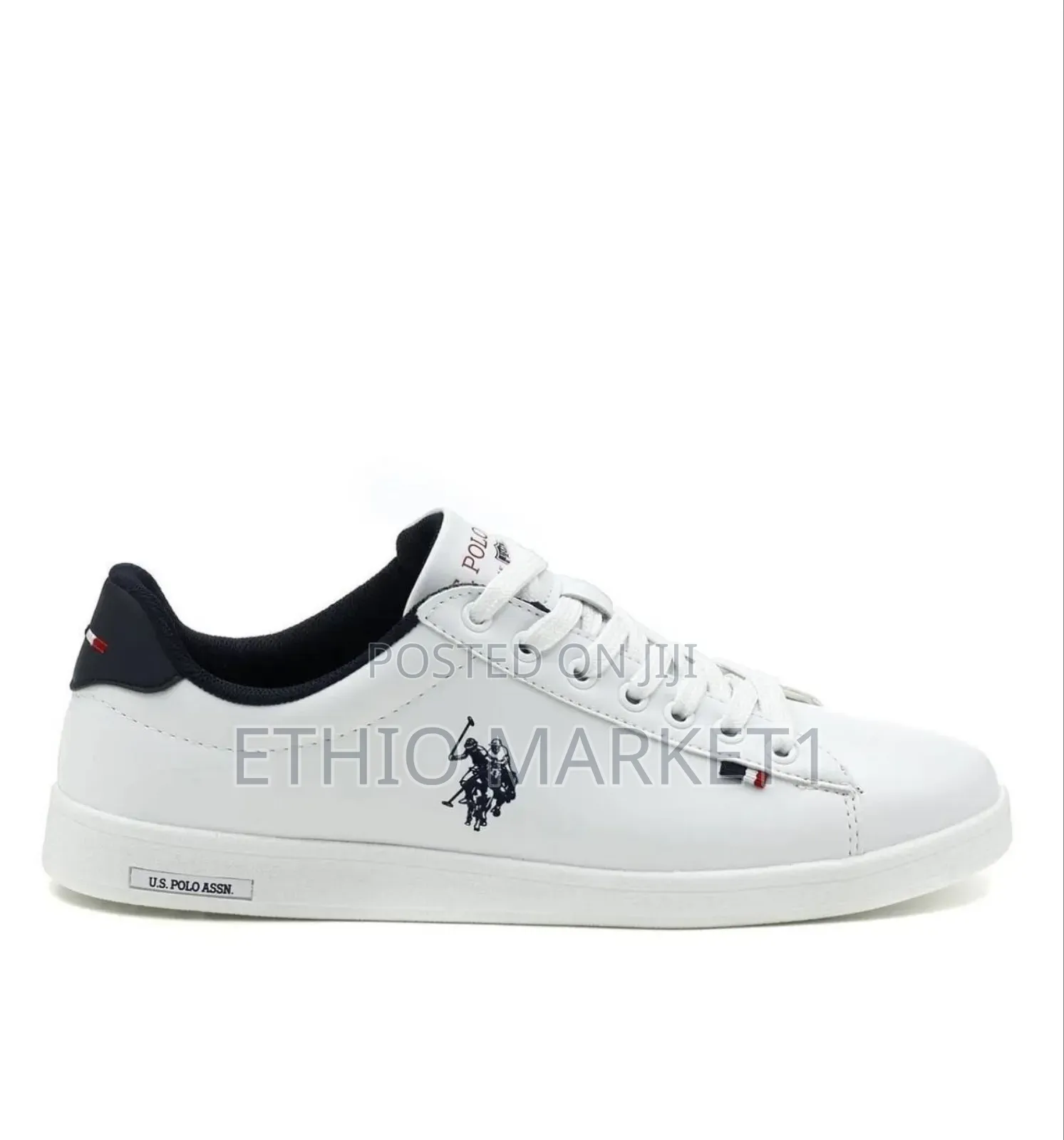 Original Us Polo Assn Men's White Color Shoes