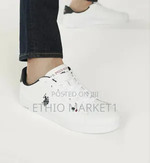 Original Us Polo Assn Men's White Color Shoes