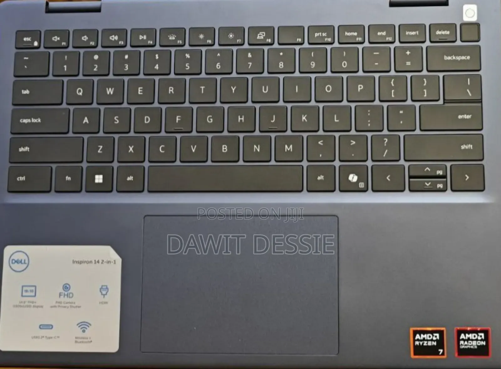 New Laptop Dell 16GB AMD Ryzen 7 SSD 1T