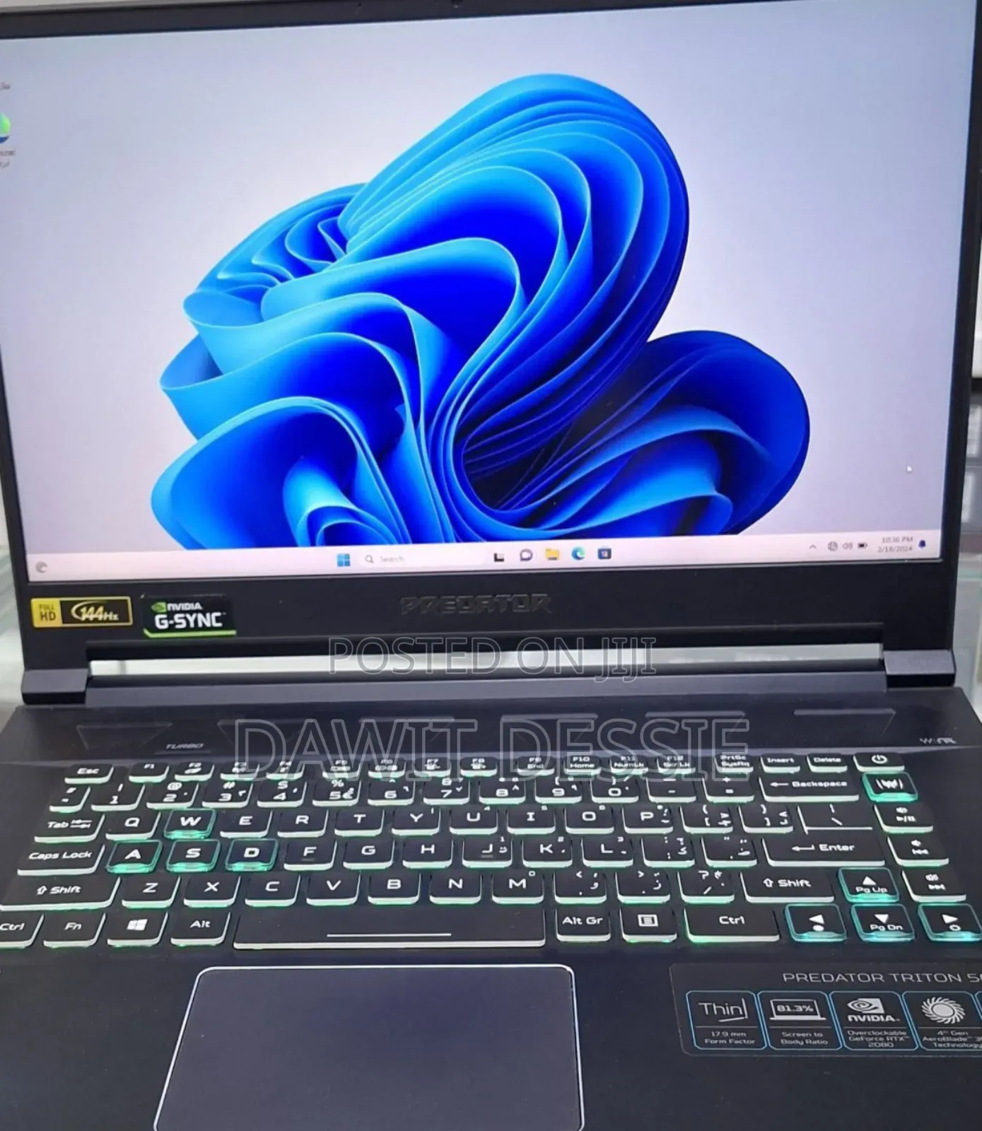 New Laptop Acer 16GB Intel Core I7 SSD 1T