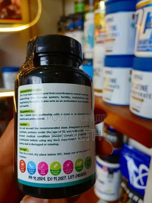 Zinc 20mg Vitality Support 30 Capsule