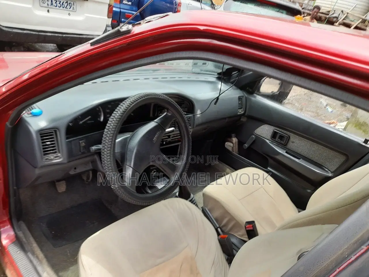 Toyota Corolla Sedan 1992 Red