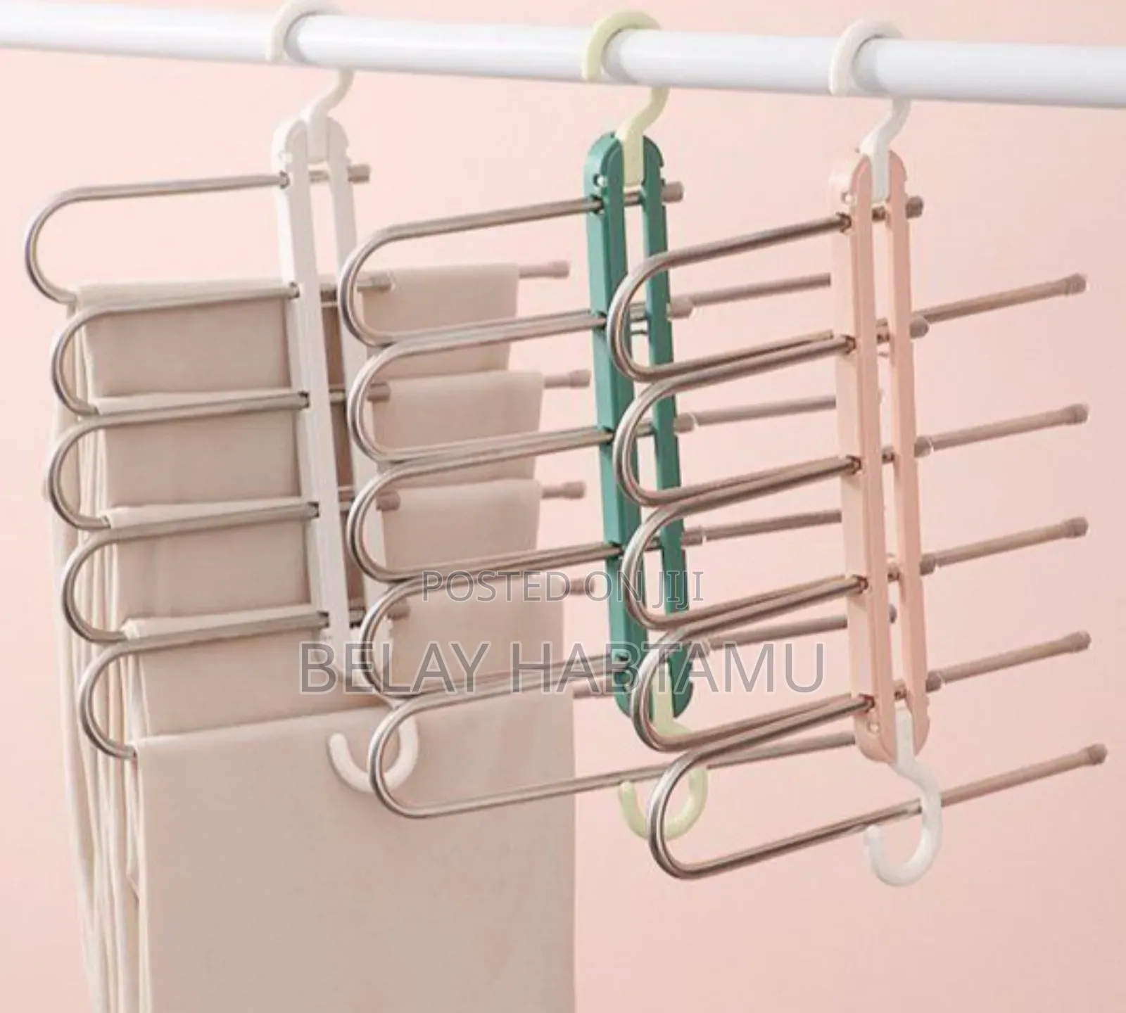 Hanglite 5-in-1 Trouser Hanger የሱሪ ማስቀመጫ
