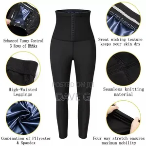Seamless Fat Burning Sweat Waist Trainer Corset Leggings