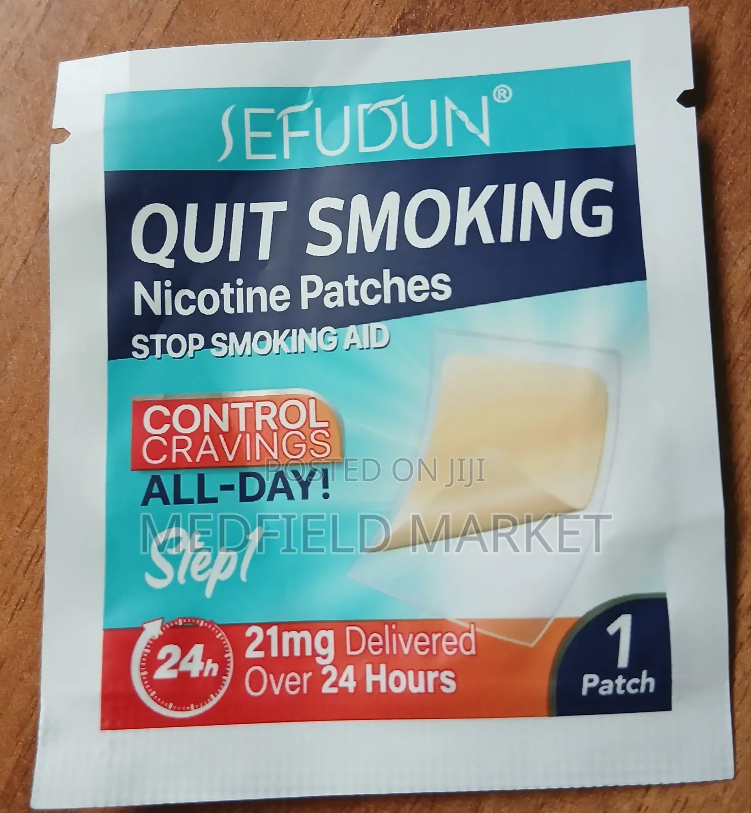 Nicotine Patch 21mg የትንባሆ ሱስን ለማቆም የሚረዳ
