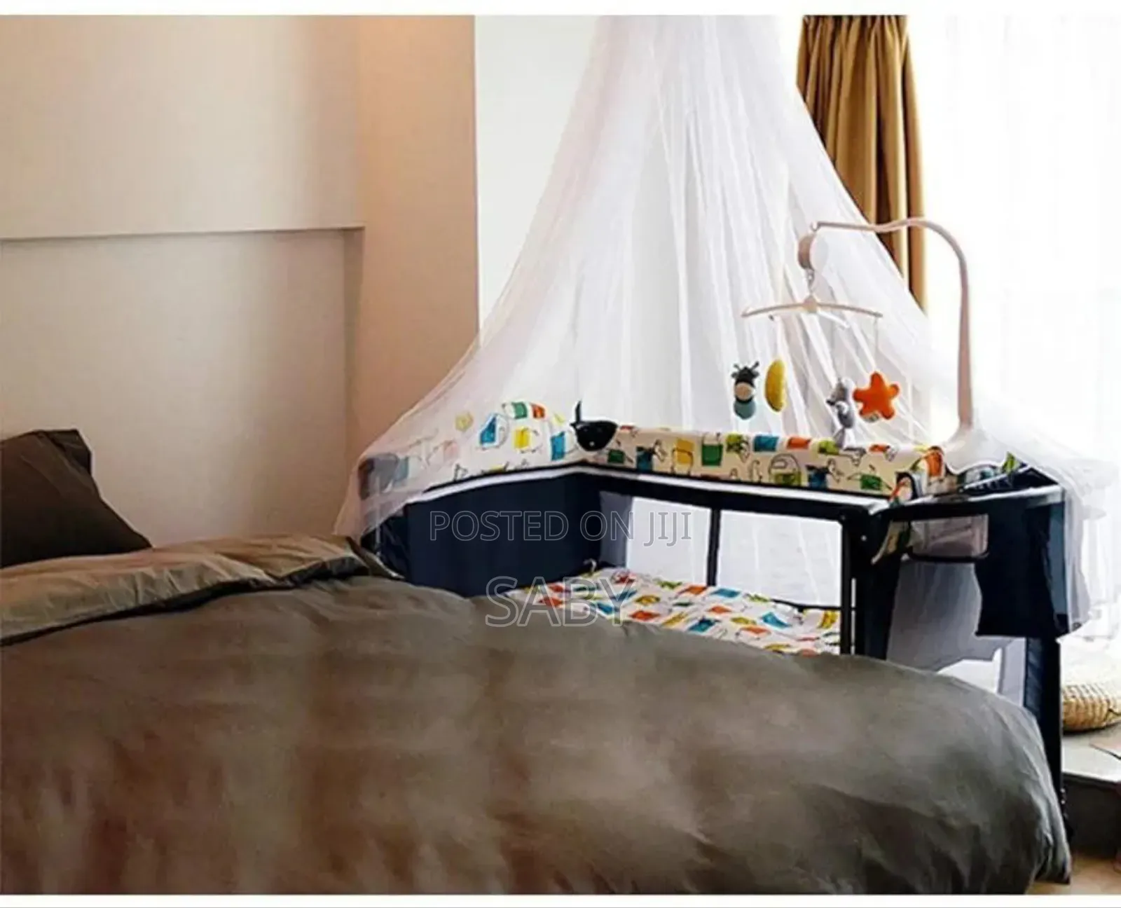 Baby Bed With Bed Bell