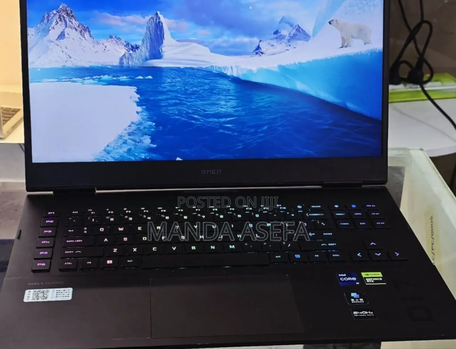 New Laptop HP Omen 17 16GB Intel Core i9 SSD 1T