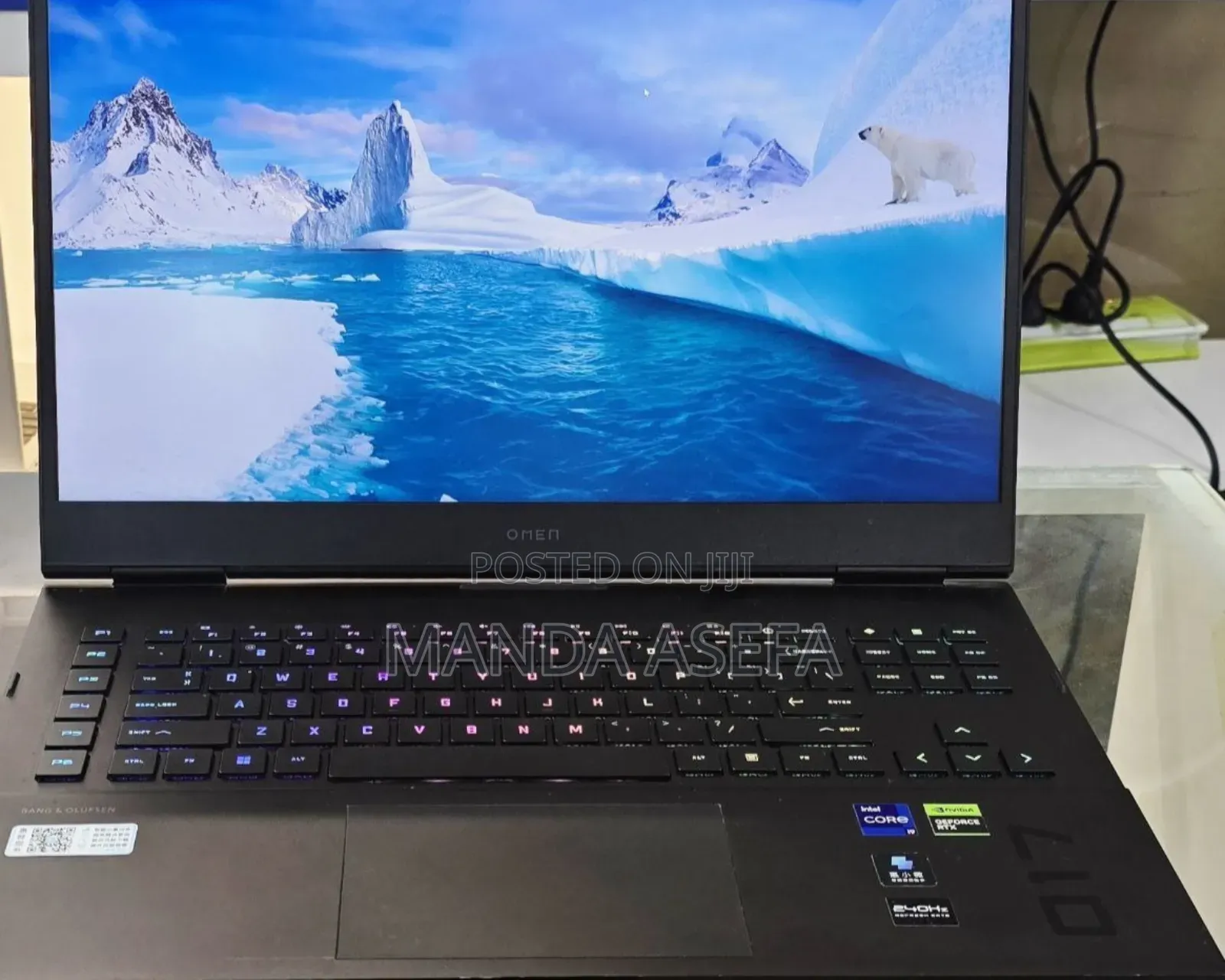 New Laptop HP Omen 17 16GB Intel Core i9 SSD 1T