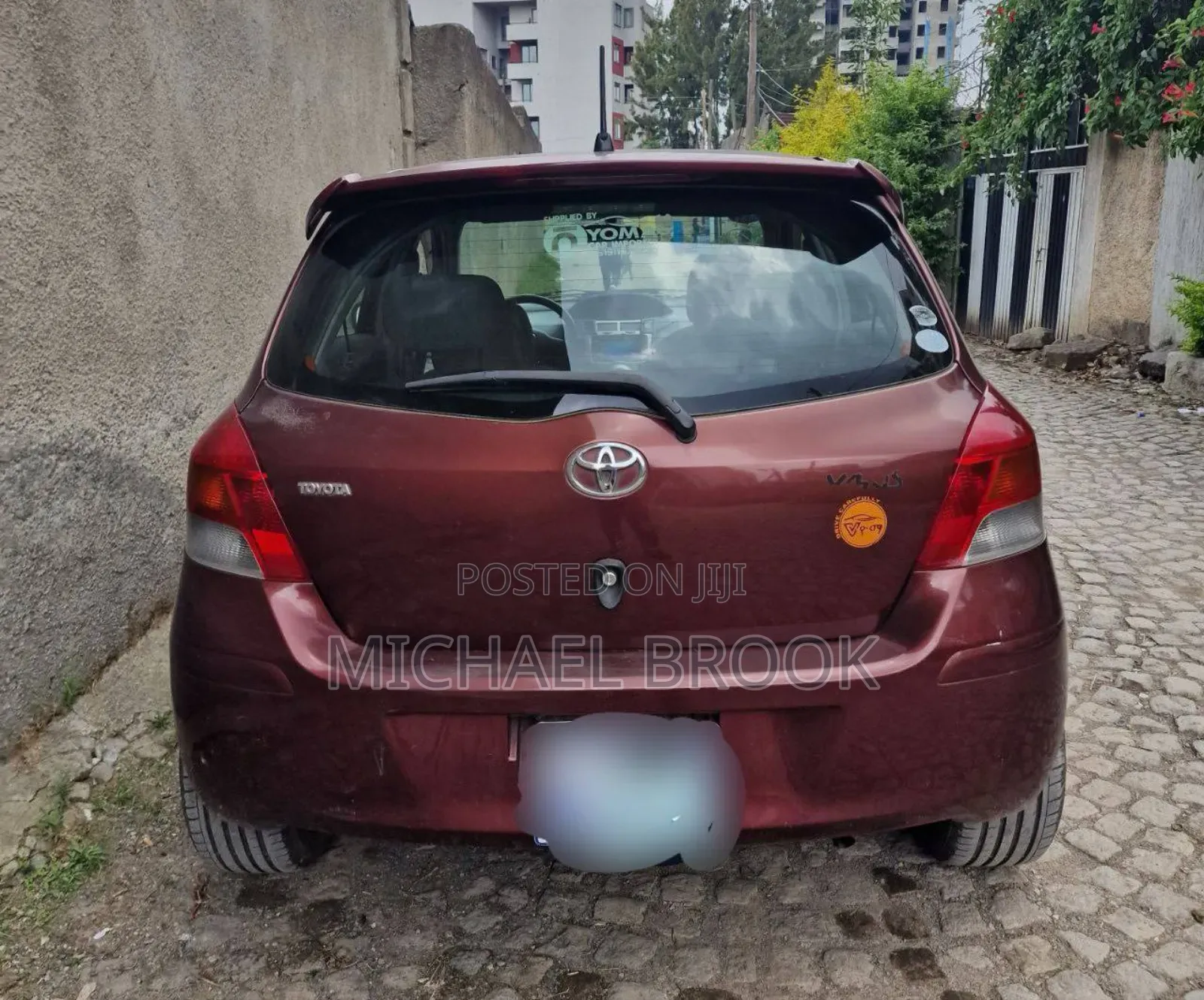 Toyota Yaris 2010 Red