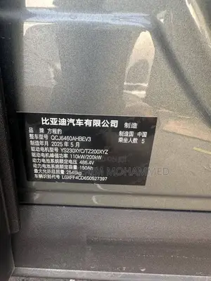 New BYD Song Plus 2025 Gray