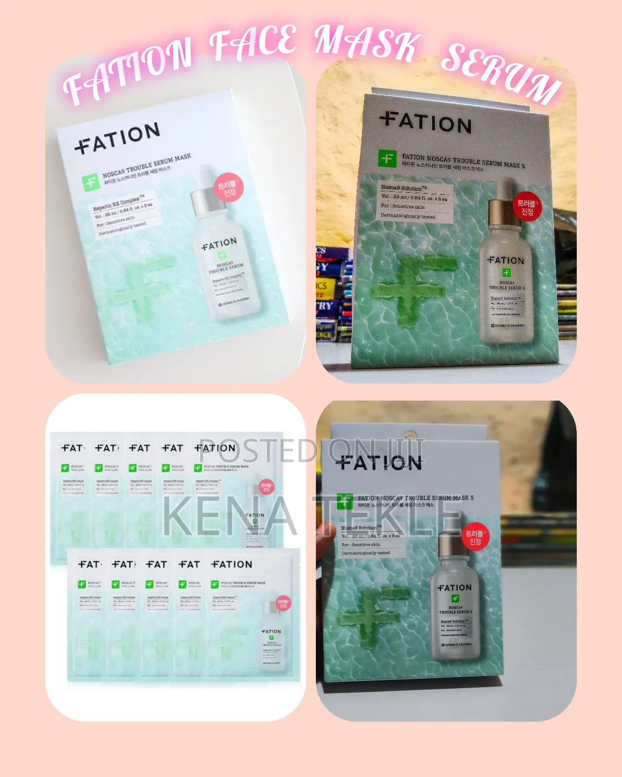 Face Mask and Lotion