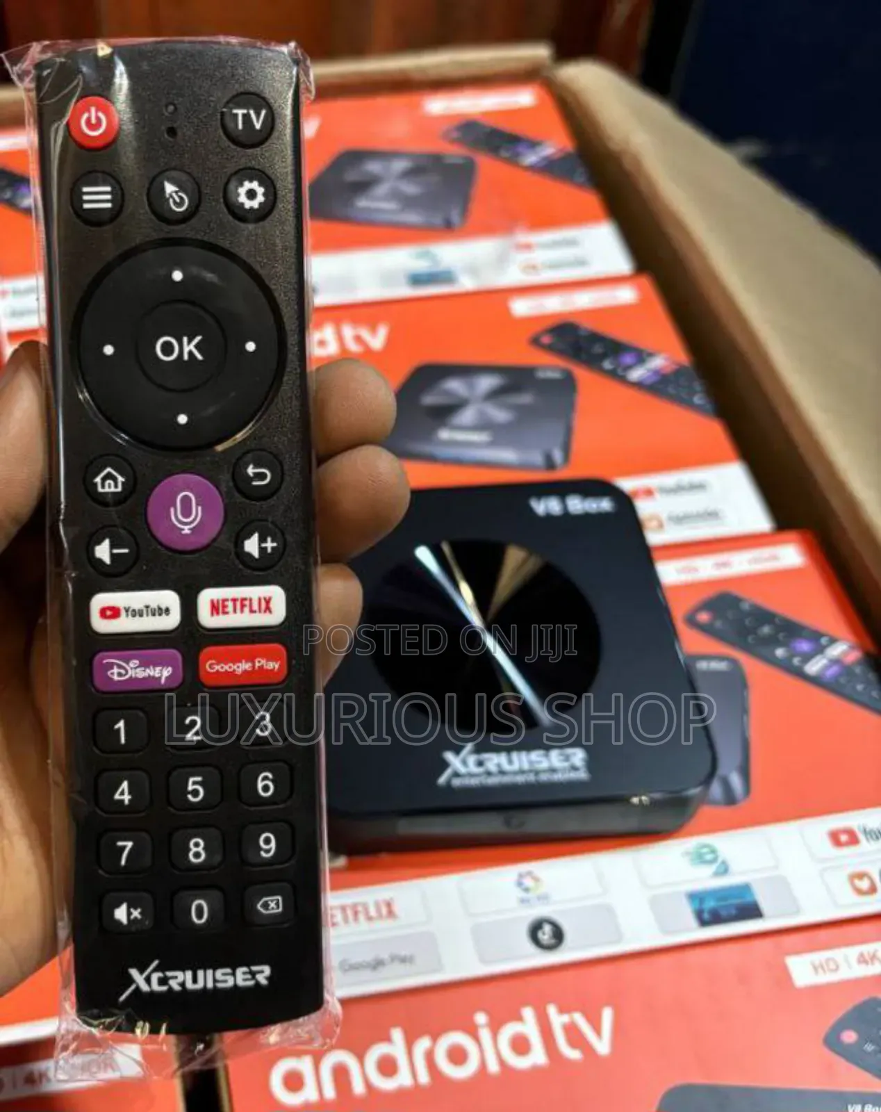 Xcruiser V8 Smart Tv Box 256 Gb With 8 Ram