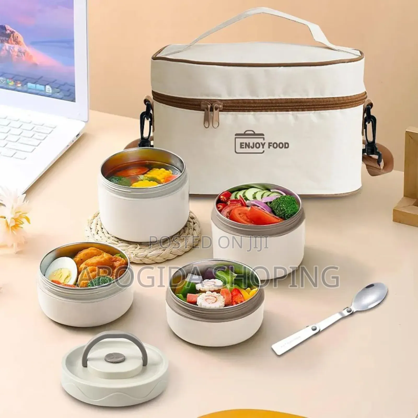 Isolated Lunch Box With Bag