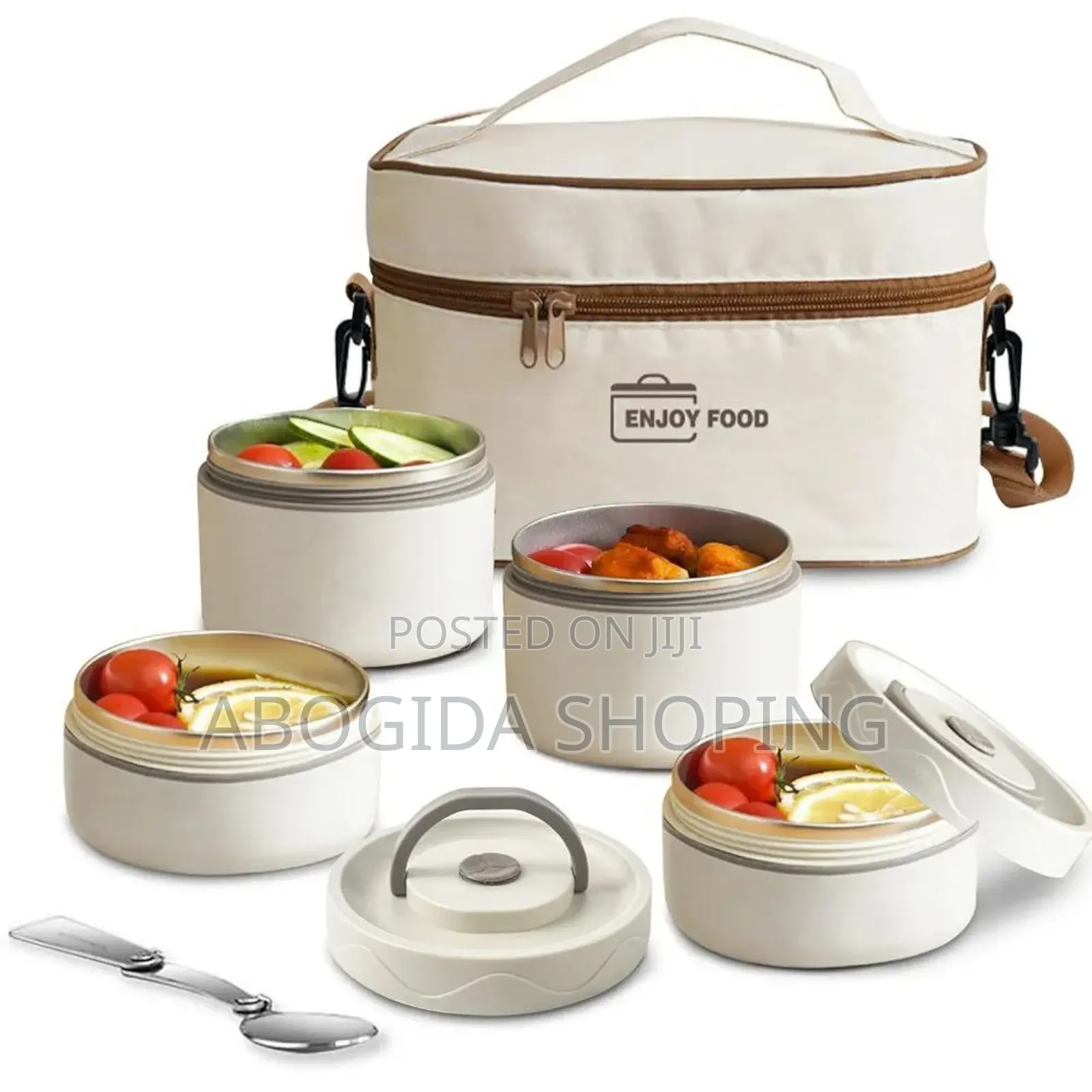 Isolated Lunch Box With Bag