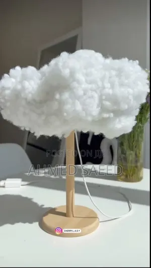 Creative Cloud Lamp – Fluffy Cloud Design With Soft Led Lighting.