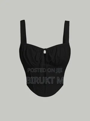 Photo - Black Top. Also Available In Red And Nude