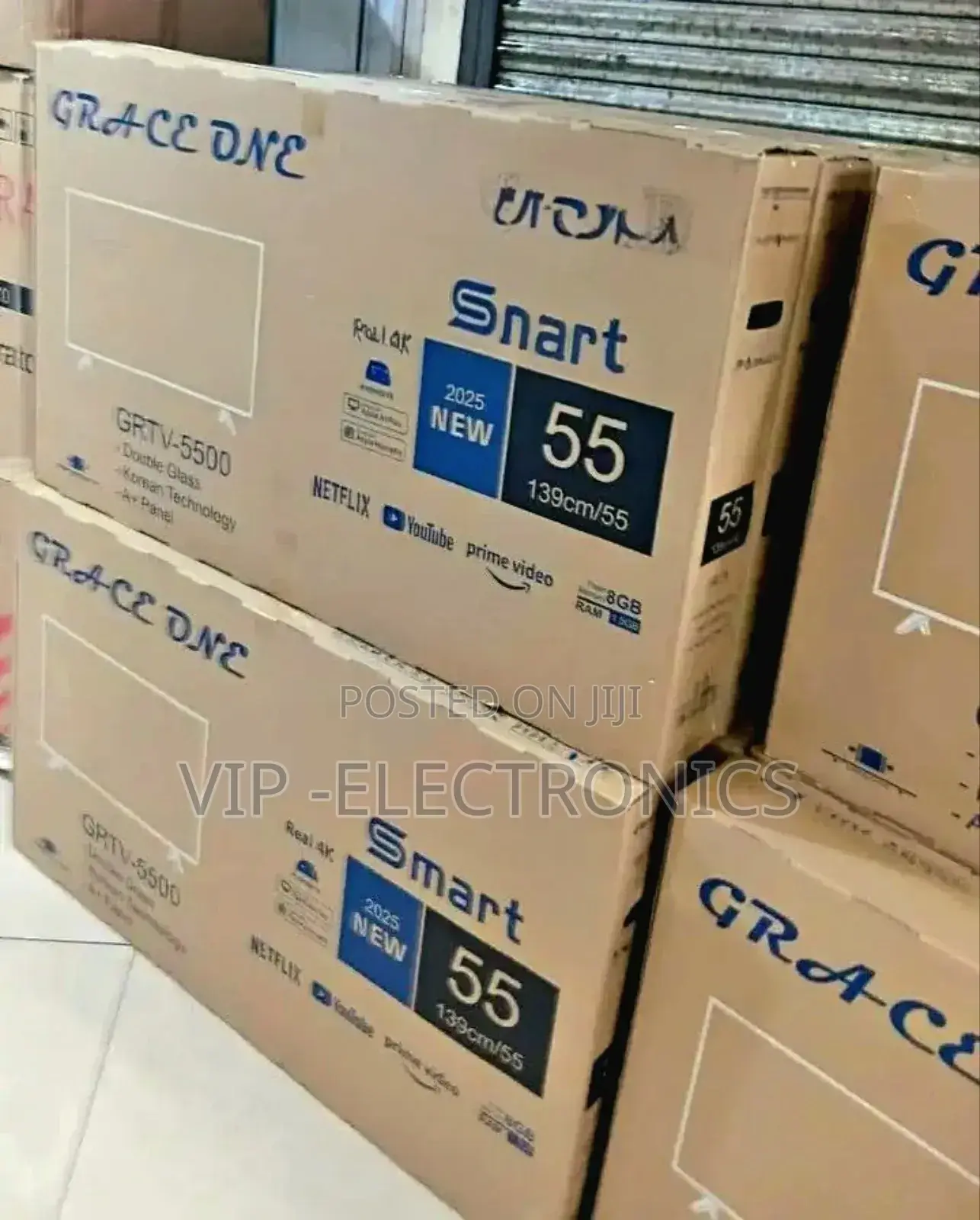 Grace One 55 Inch Tv Smart Android New 2025 Products