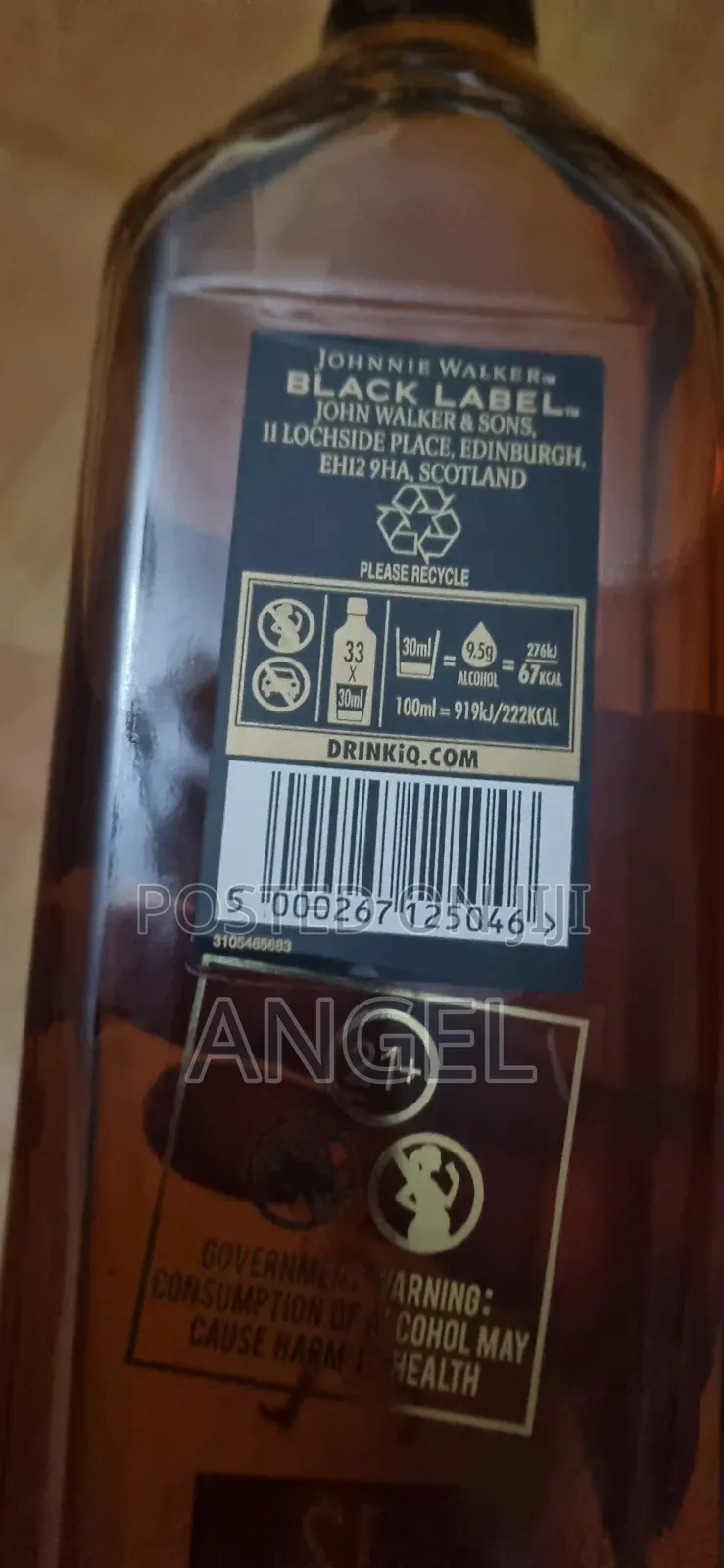 Johnnie Walker Black Label 1l (Duty-Free)