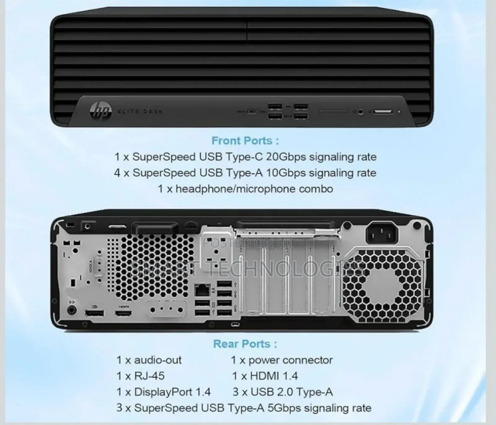 New Desktop Computer HP EliteOne 840 G9 16GB AMD Ryzen 5 HDD+SSD 4T