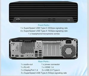 New Desktop Computer HP EliteOne 840 G9 16GB AMD Ryzen 5 HDD+SSD 4T