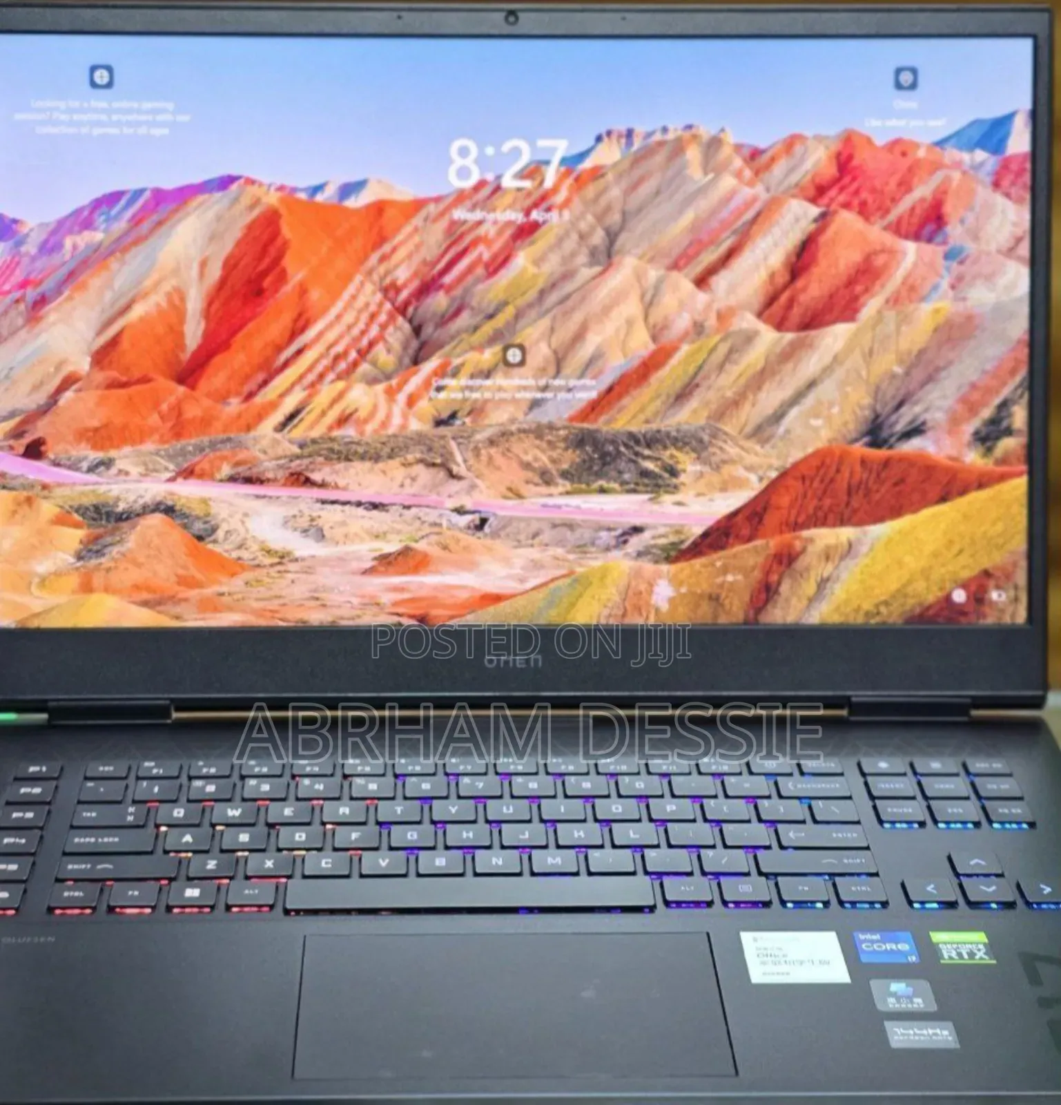 New Laptop HP Omen 17 16GB Intel Core i7 SSD 1T