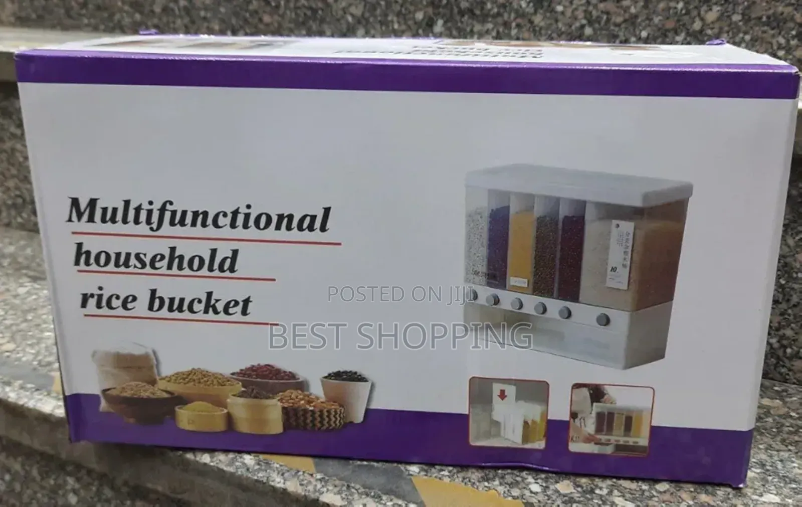 Multifunctional Household Rice Bucket