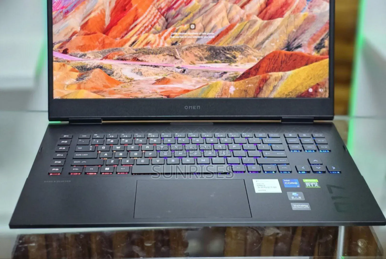 New Laptop HP Omen 17 16GB Intel Core I7 SSD 1T