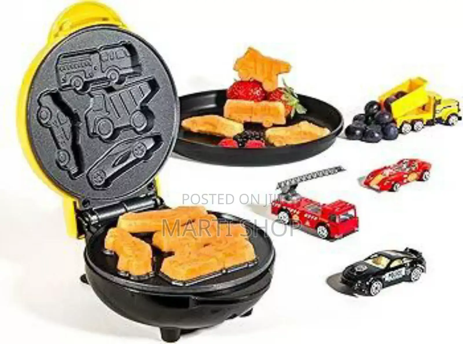 Fun Cars and Trucks Shaped Waffle
