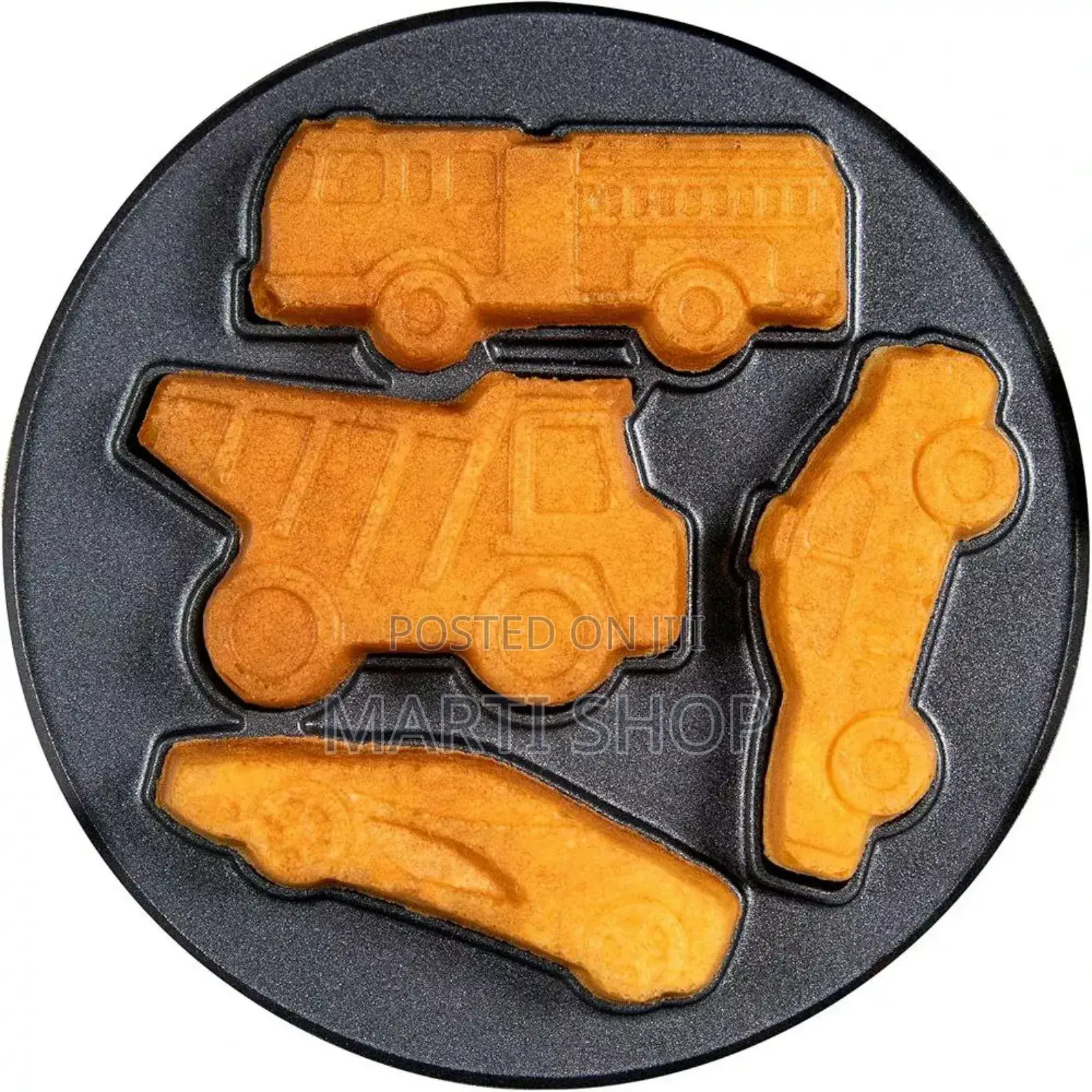 Fun Cars and Trucks Shaped Waffle