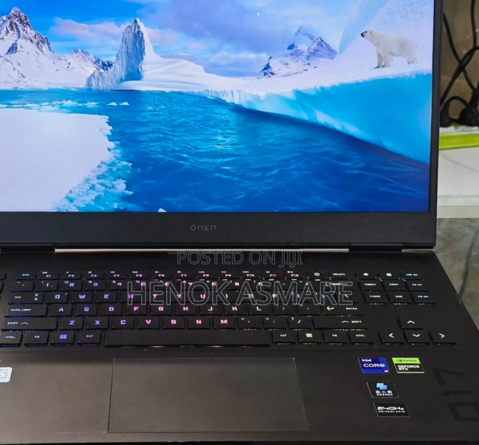 New Laptop HP Omen 17 16GB Intel Core i9 SSD 1T