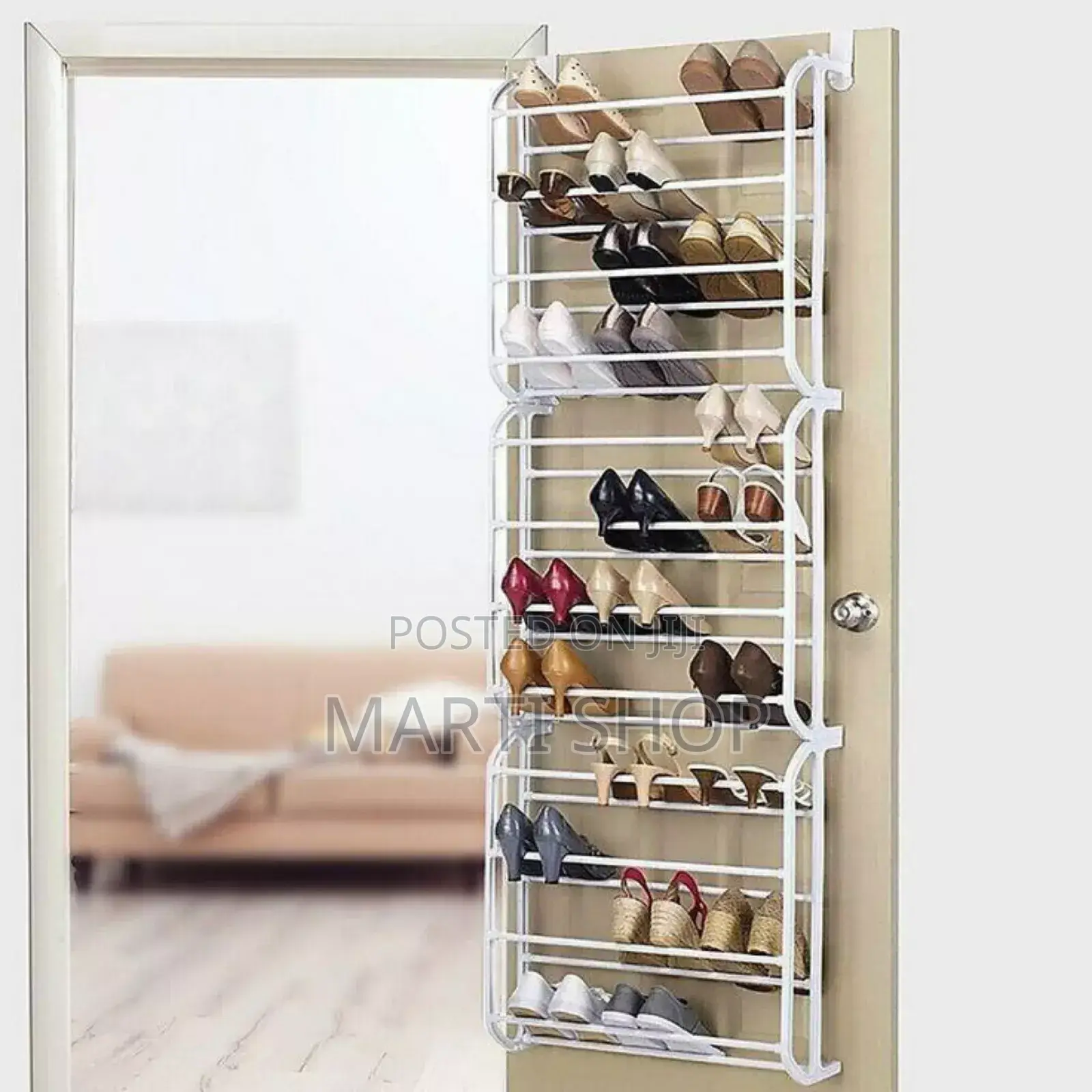 36 Pairs Over The Door Shoe Rack