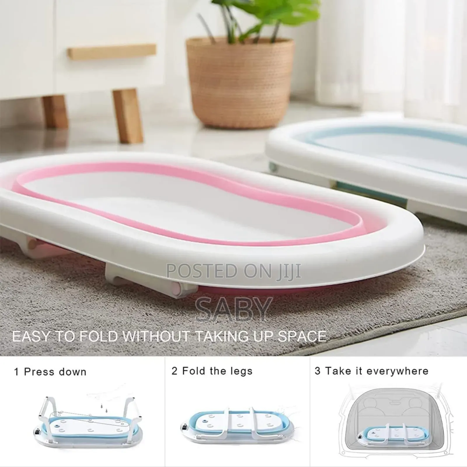 የሚተጣጠፍ ማጠቢያ + መደገፊያ (Bath Net) (ትልቁ)