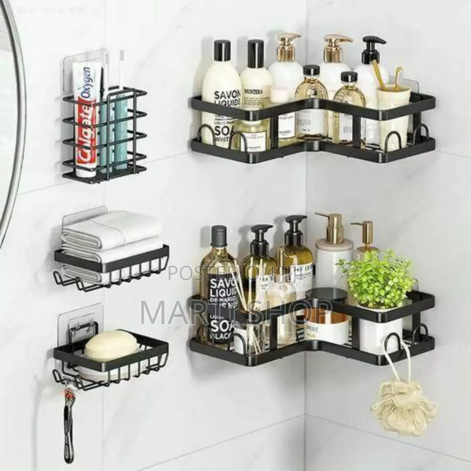 5 in 1 Corner Shower and Kitchen Organizer Caddy
