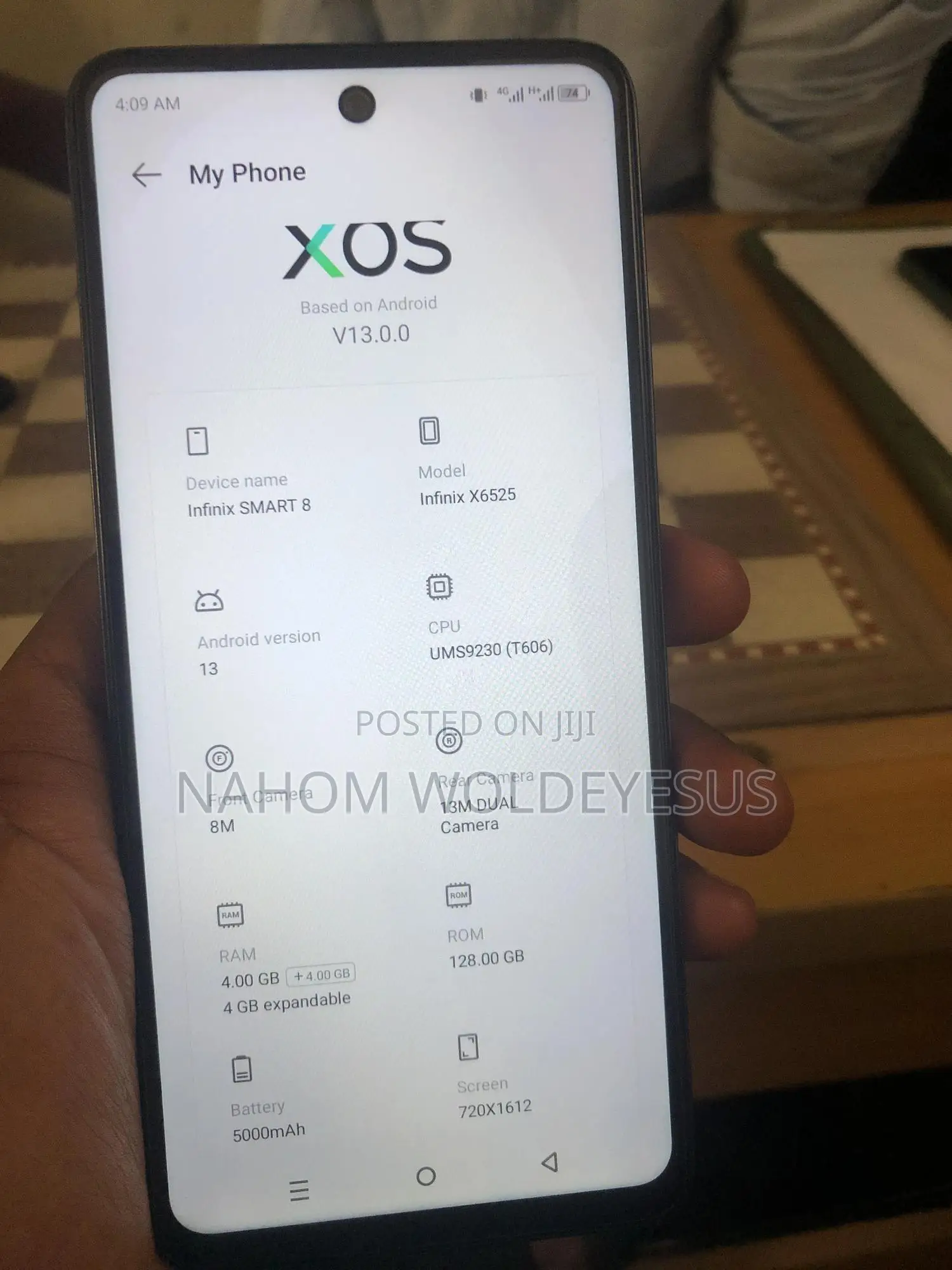 Infinix Smart 8 128 GB Black