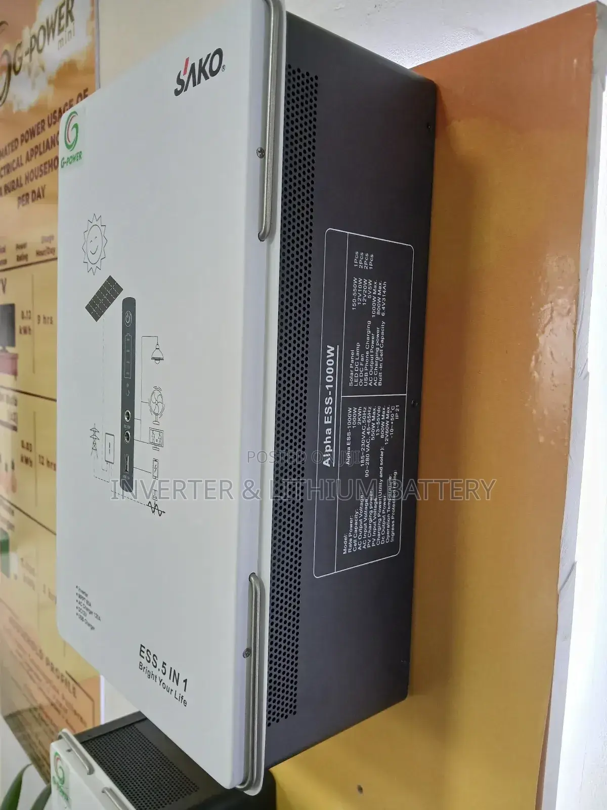 All in One Inverter Lithium Battery