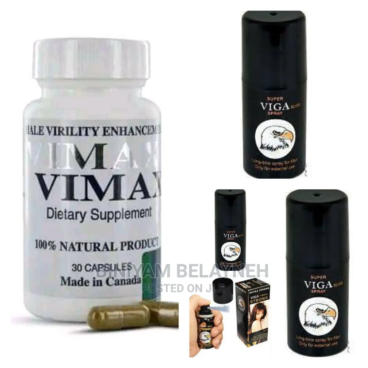 Vimax 30capsul and Viga Spray
