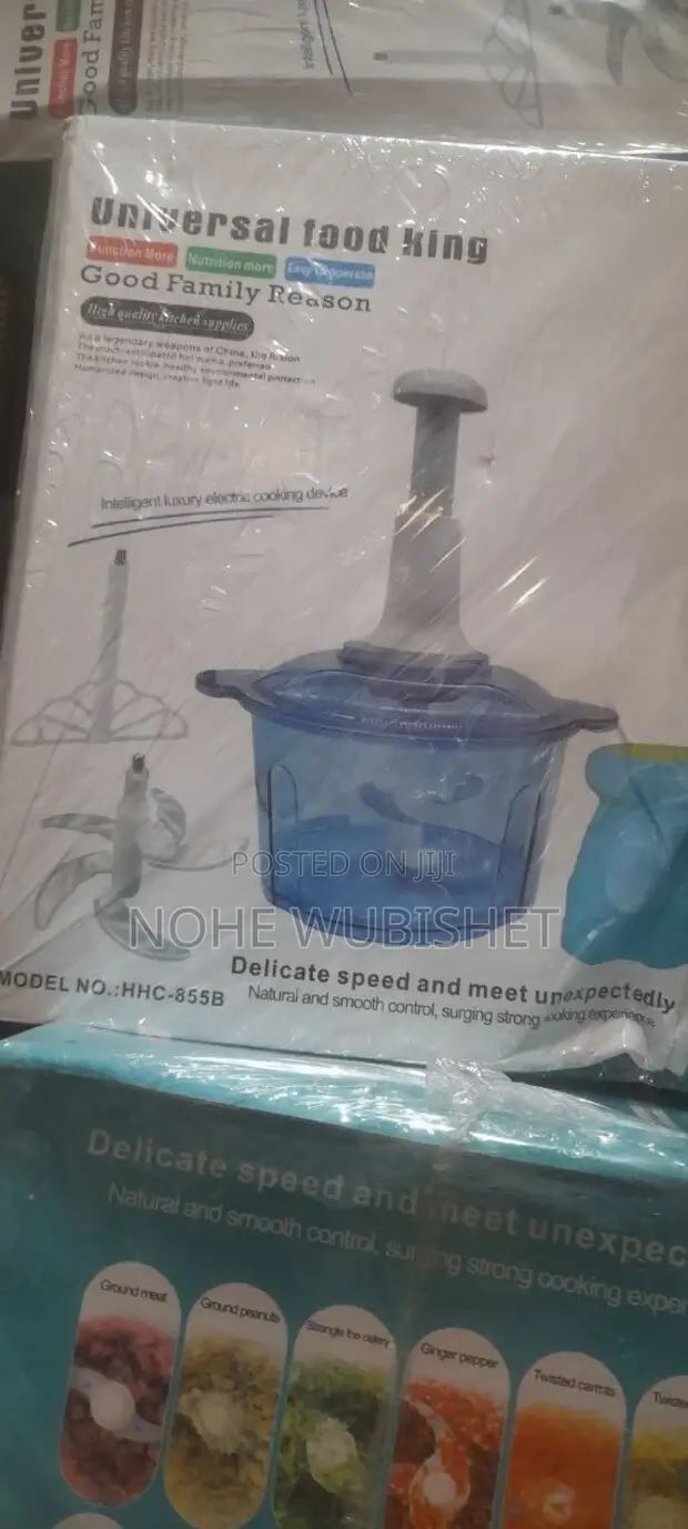 Universal Food King Onion Chopper 2 in 1, Electric and Manual