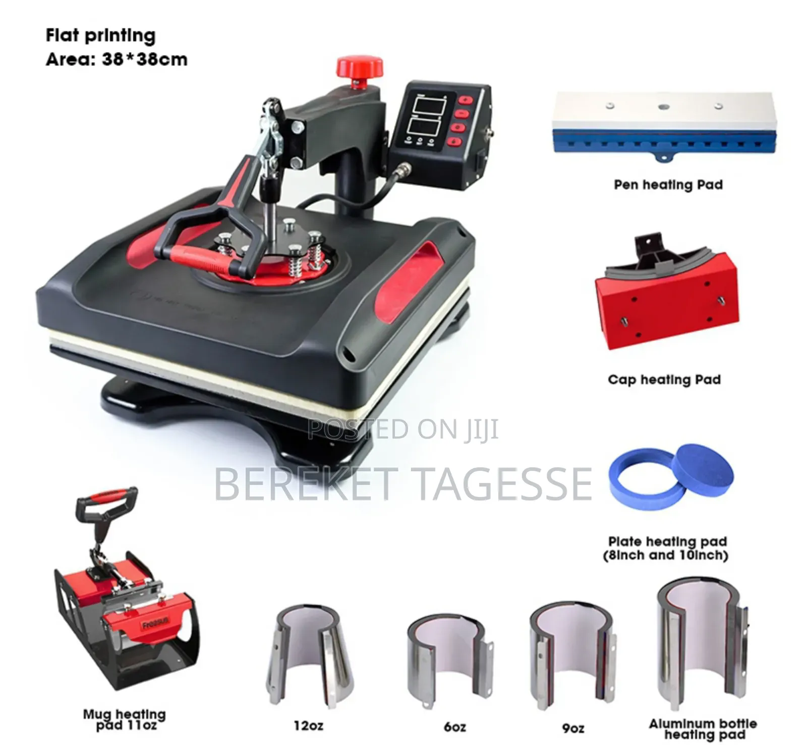 Heat Press A3 Size Combo(11 in 1) Machine