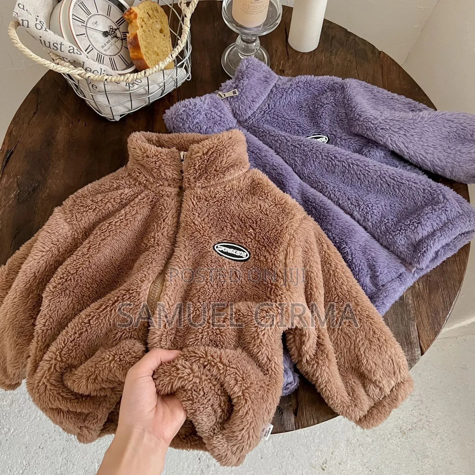 Mk- 0657 Unisex Coral Fleece Jacket Size: 1-5 Years