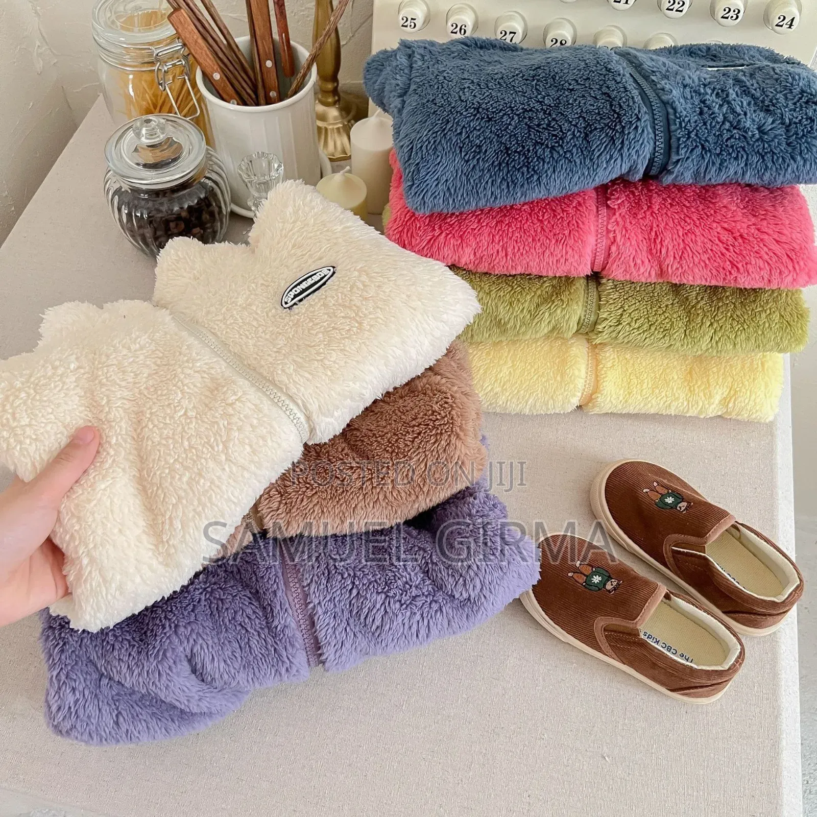 Mk- 0657 Unisex Coral Fleece Jacket Size: 1-5 Years