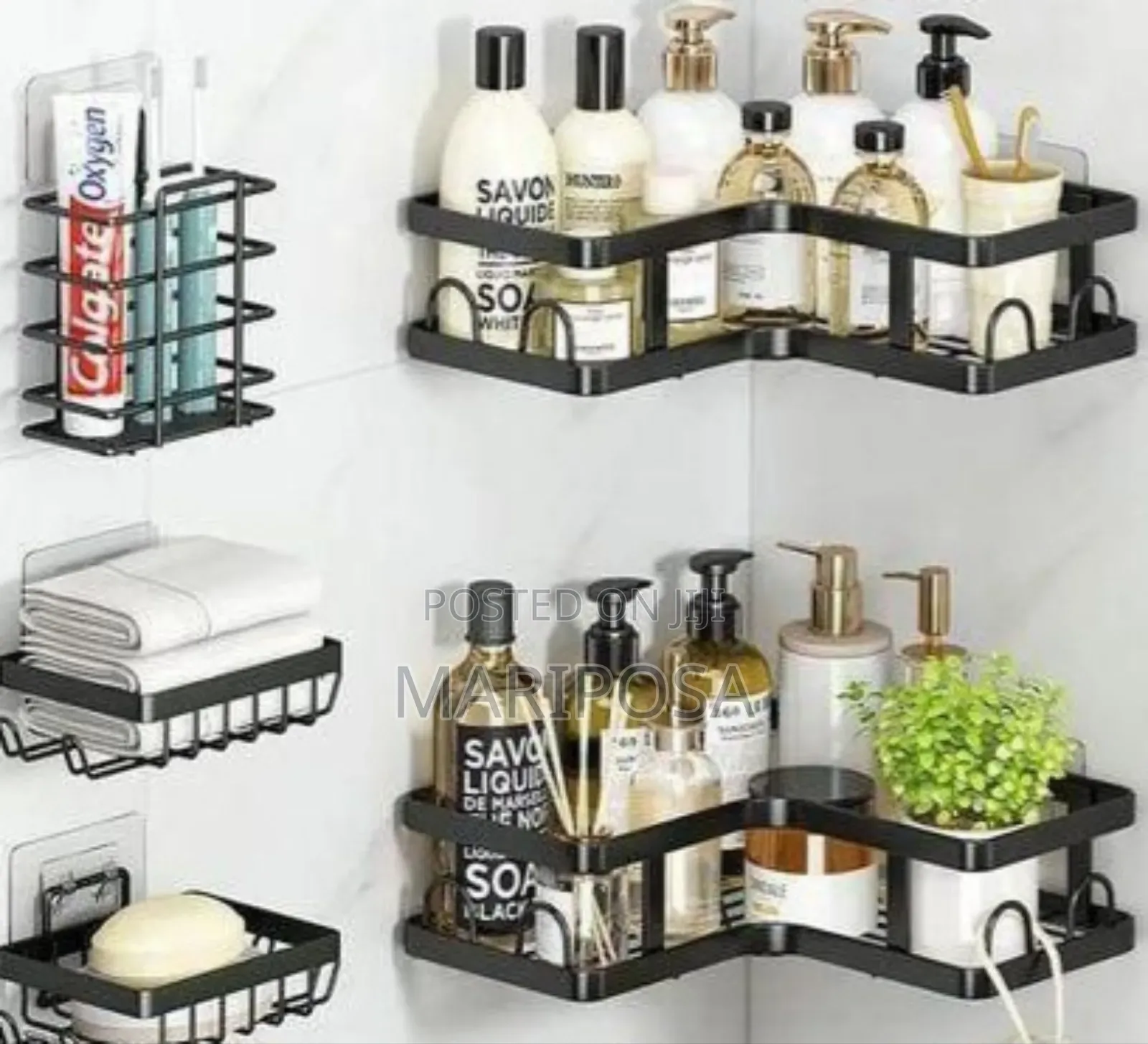  5 in 1 Corner Shower and Kitchen Organizer Caddy