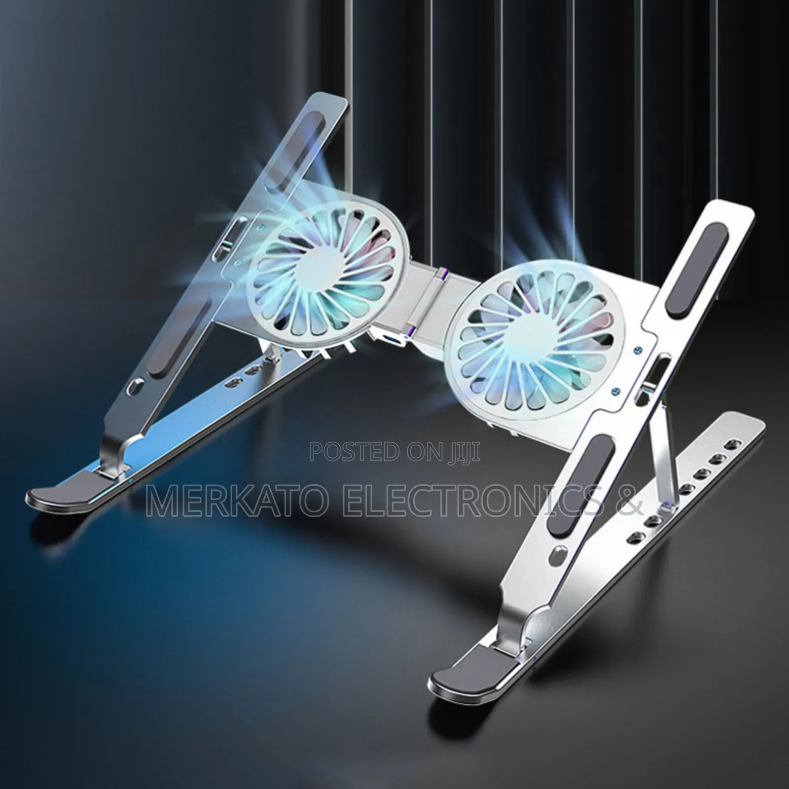 Portable Laptop Stand and Fan | Multifunctional Cooler RGB