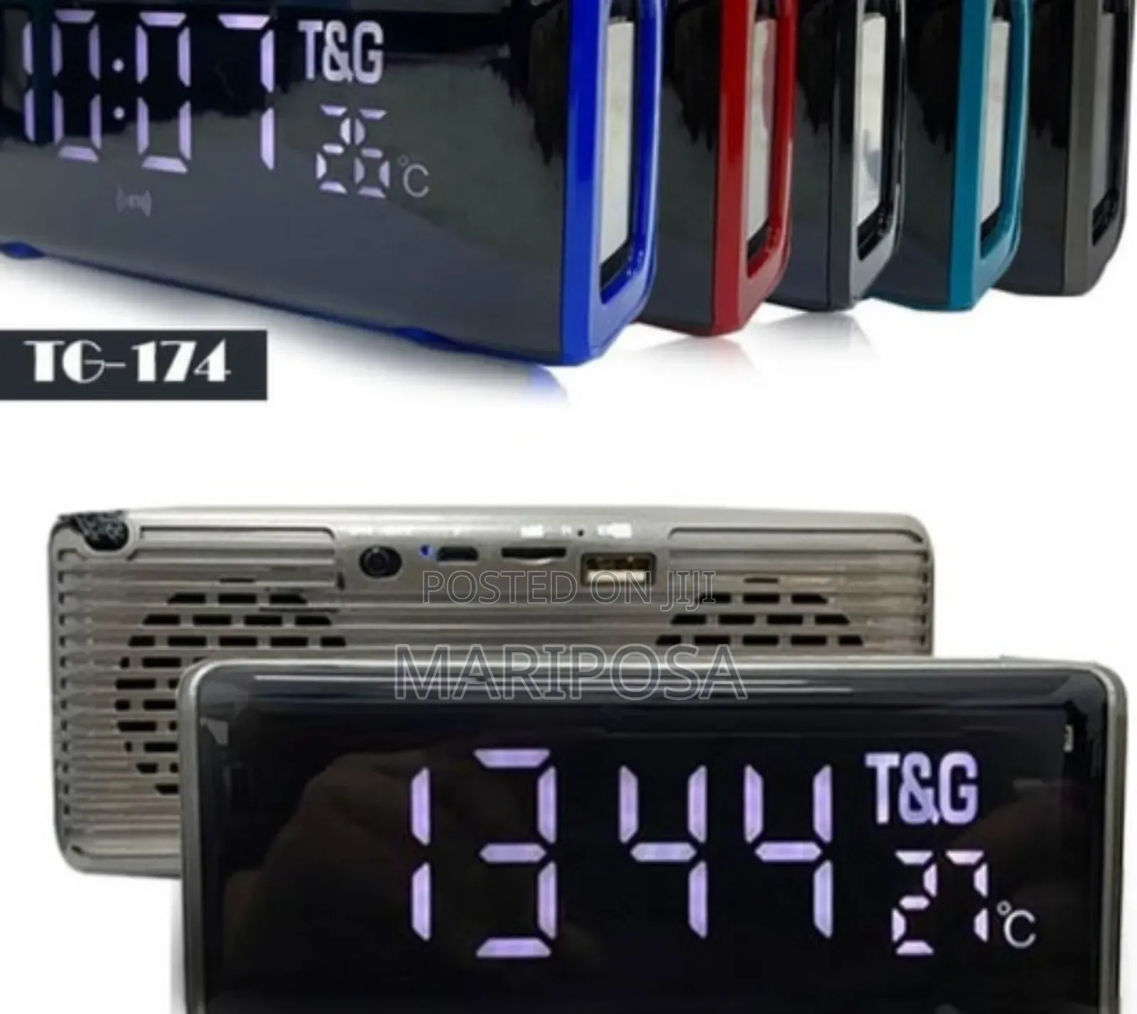 Portable Wireless Clock Speaker