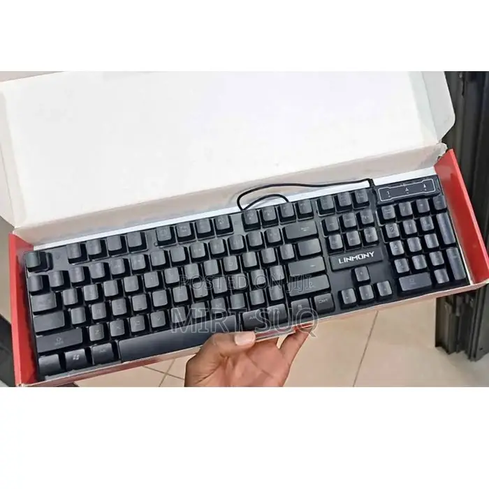 Cool Led Backlit Usb Ergonomic Gaming Keyboard